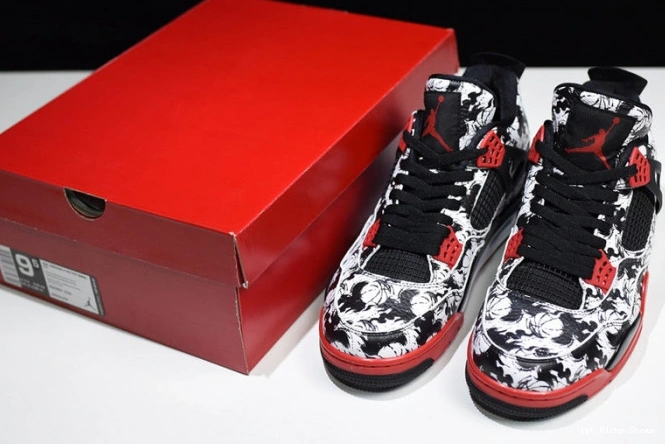 1st Kicks Shoes 1782 white limited element 4 nwe 2018 men NewStyle b00897- chinese edition black tattoo 1115